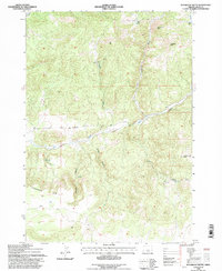 Sugarloaf Butte 1992 topographic map thumbnail