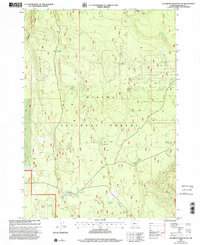 Sugarpine Mountain NW 1999 topographic map thumbnail