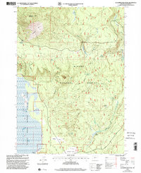 Sugarpine Mountain 1999 topographic map thumbnail