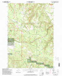 Sullivan Gulch 1995 topographic map thumbnail