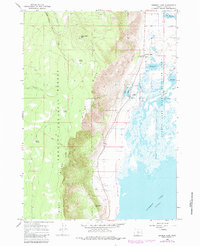 Summer Lake 1966 topographic map thumbnail