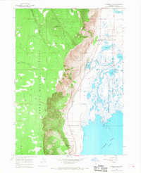 Summer Lake 1966 topographic map thumbnail