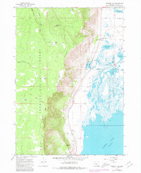 Summer Lake 1966 topographic map thumbnail