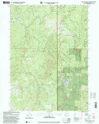 Sundown Mountain 1998 topographic map thumbnail