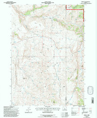 Suplee 1992 topographic map thumbnail