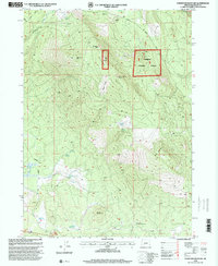 Surveyor Mountain 1998 topographic map thumbnail