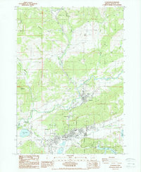 Sutherlin 1988 topographic map thumbnail