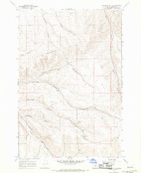 Swaggart Buttes 1968 topographic map thumbnail
