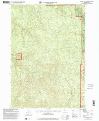 Swamp Mountain 1997 topographic map thumbnail
