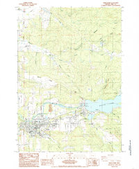 Sweet Home 1984 topographic map thumbnail