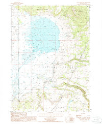 Sycan Marsh East 1988 topographic map thumbnail