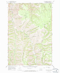 Table Mountain 1967 topographic map thumbnail