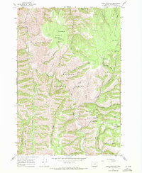 Table Mountain 1967 topographic map thumbnail