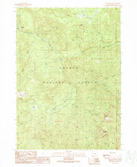 Taft Mountain 1989 topographic map preview