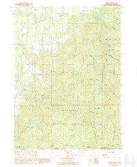 Takilma 1989 topographic map thumbnail