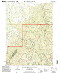 Takilma 1996 topographic map preview