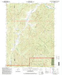 Tallowbox Mountain 1996 topographic map preview