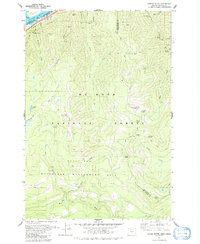 Tanner Butte 1979 topographic map thumbnail