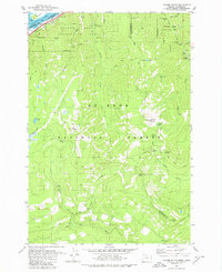Tanner Butte 1979 topographic map thumbnail