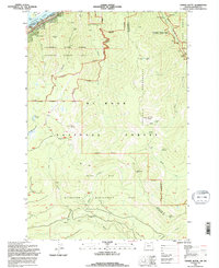 Tanner Butte 1994 topographic map preview