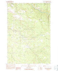 The Cockscomb 1990 topographic map thumbnail