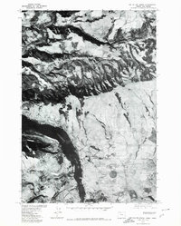 The Dalles North 1975 topographic map thumbnail