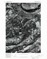 The Dalles South 1975 topographic map thumbnail
