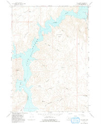 The Elbow 1967 topographic map thumbnail