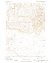 The Hole In The Ground 1972 topographic map thumbnail