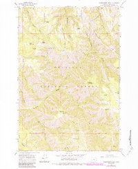 Thimbleberry Mtn 1964 topographic map thumbnail