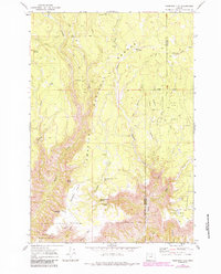 Thompson Flat 1969 topographic map preview