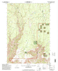 Thompson Flat 1995 topographic map thumbnail