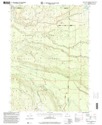 Thousand Springs 1997 topographic map thumbnail