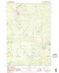 Three Fingered Jack 1988 topographic map thumbnail