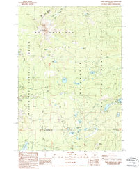 Three Fingered Jack 1988 topographic map thumbnail