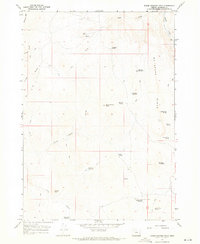 Three Fingers Rock 1967 topographic map thumbnail