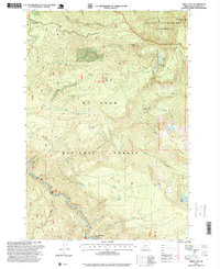 Three Lynx 1997 topographic map preview