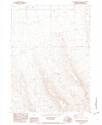 Three Man Butte Well 1982 topographic map thumbnail