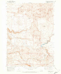 Threemile Hill 1969 topographic map thumbnail