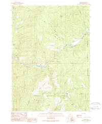 Tiller 1989 topographic map thumbnail