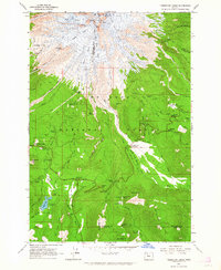 Timberline Lodge 1962 topographic map thumbnail