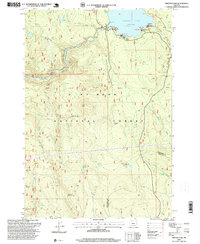 Timothy Lake 1997 topographic map thumbnail