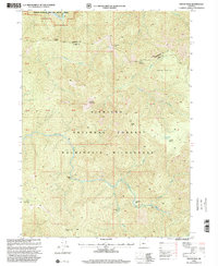 Tincup Peak 1998 topographic map thumbnail