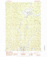 Toledo North 1984 topographic map thumbnail