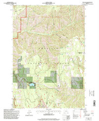 Tollgate 1995 topographic map thumbnail