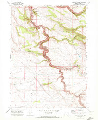Tombstone Canyon 1968 topographic map thumbnail