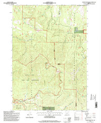 Tower Mountain 1995 topographic map thumbnail