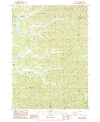 Trail Butte 1985 topographic map preview