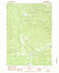 Trail 1983 topographic map thumbnail