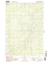 Trout Creek Butte 1988 topographic map thumbnail